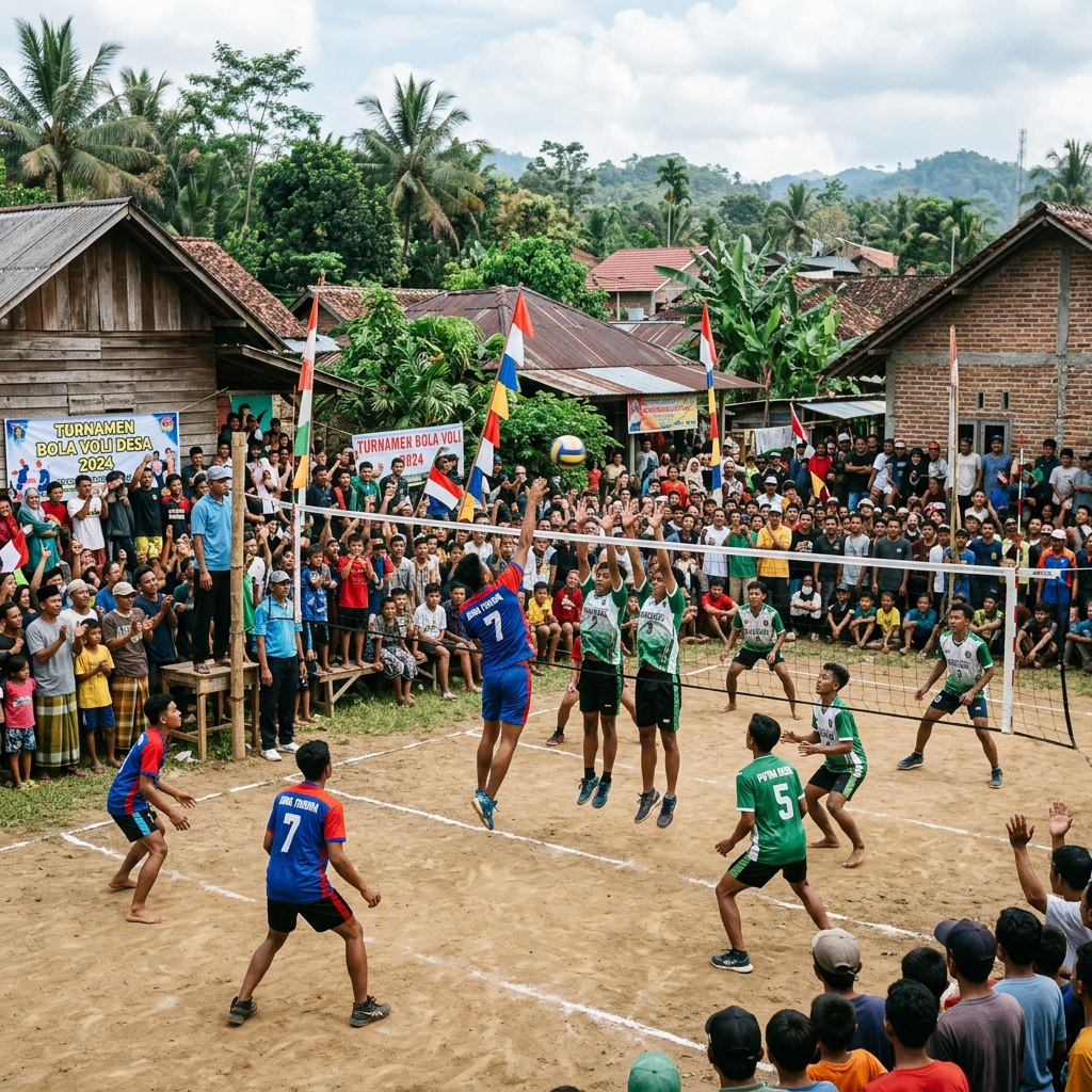 Turnamen Olahraga Antar-Dusun Semarakkan Peringatan Hari Jadi Desa Popodu